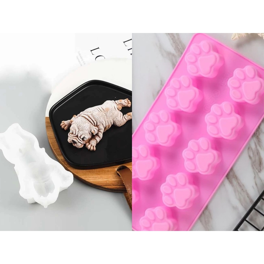 PET Silicone Molds (Set of 2) Pet Shapes